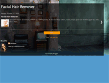 Tablet Screenshot of facial-hair-remover.blogspot.com