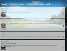 Tablet Screenshot of goldenretrieverleon.blogspot.com