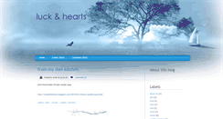 Desktop Screenshot of luckandhearts.blogspot.com