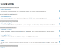 Tablet Screenshot of luckandhearts.blogspot.com