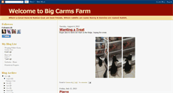 Desktop Screenshot of bigcarmsfarm.blogspot.com