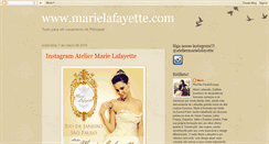 Desktop Screenshot of marielafayette.blogspot.com