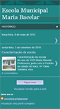 Mobile Screenshot of escolamunicipalmariabacelar.blogspot.com