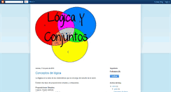 Desktop Screenshot of logicayconjuntos-is.blogspot.com