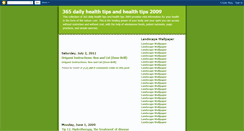Desktop Screenshot of daily-tips-for-health.blogspot.com