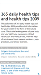 Mobile Screenshot of daily-tips-for-health.blogspot.com