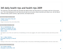 Tablet Screenshot of daily-tips-for-health.blogspot.com
