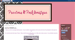 Desktop Screenshot of preciousandposhboutique.blogspot.com