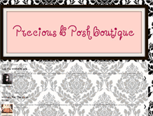 Tablet Screenshot of preciousandposhboutique.blogspot.com