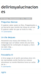Mobile Screenshot of deliriosyalucinaciones.blogspot.com
