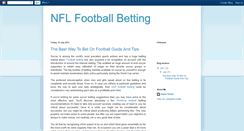 Desktop Screenshot of nfl-football-betting.blogspot.com