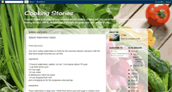 Desktop Screenshot of cookingstories.blogspot.com