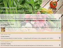 Tablet Screenshot of cookingstories.blogspot.com