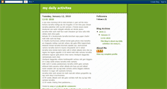 Desktop Screenshot of mydailyactivites.blogspot.com