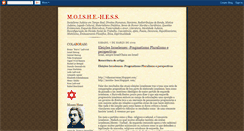 Desktop Screenshot of moishe-hess.blogspot.com