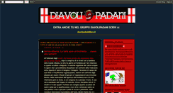 Desktop Screenshot of diavolipadani.blogspot.com