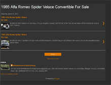 Tablet Screenshot of 85alfaromeoforsalevannuys.blogspot.com