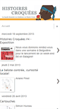 Mobile Screenshot of histoirescroquees.blogspot.com