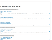 Tablet Screenshot of concursosdeartevisual.blogspot.com