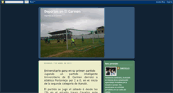 Desktop Screenshot of deportelcarmen.blogspot.com