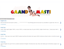 Tablet Screenshot of gaand-masti.blogspot.com