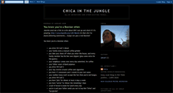 Desktop Screenshot of chica-in-the-jungle.blogspot.com