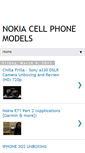 Mobile Screenshot of nokiacellphonemodels.blogspot.com