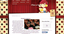 Desktop Screenshot of choc-a-lots.blogspot.com