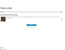 Tablet Screenshot of choc-a-lots.blogspot.com