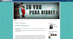 Desktop Screenshot of euvouparadisney.blogspot.com