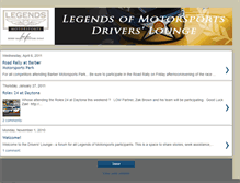 Tablet Screenshot of legendsofmotorsports.blogspot.com