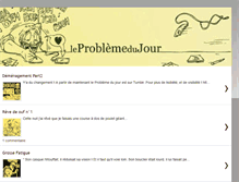 Tablet Screenshot of problemedujour.blogspot.com