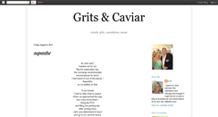 Desktop Screenshot of gritsandcaviar.blogspot.com