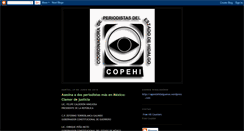 Desktop Screenshot of coordinadoraperiodistashidalgo.blogspot.com