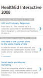 Mobile Screenshot of healthedinteractive.blogspot.com