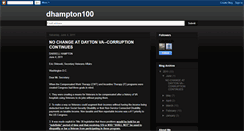 Desktop Screenshot of dhampton100.blogspot.com