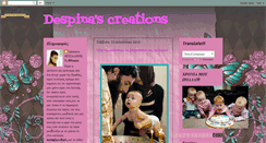 Desktop Screenshot of despinascreations.blogspot.com