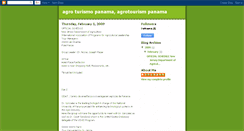 Desktop Screenshot of agroturismpanama.blogspot.com