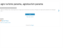 Tablet Screenshot of agroturismpanama.blogspot.com