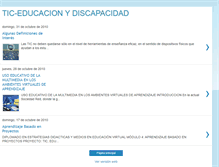 Tablet Screenshot of educdiscapacidad.blogspot.com