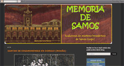 Desktop Screenshot of memoriadesamos.blogspot.com