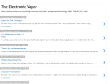 Tablet Screenshot of electronicvapor.blogspot.com