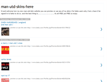 Tablet Screenshot of man-utd-skins-here.blogspot.com