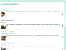 Tablet Screenshot of losaunmasbajitos.blogspot.com