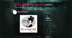 Desktop Screenshot of dirtymartinisociety.blogspot.com