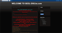 Desktop Screenshot of geol-ens.blogspot.com