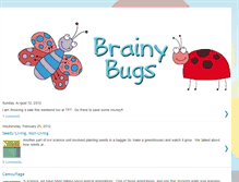 Tablet Screenshot of brainybugs.blogspot.com