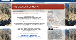 Desktop Screenshot of geologyofmusic.blogspot.com