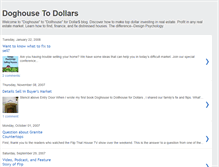 Tablet Screenshot of doghousetodollars.blogspot.com