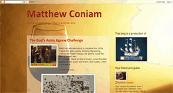 Desktop Screenshot of matthewconiam.blogspot.com